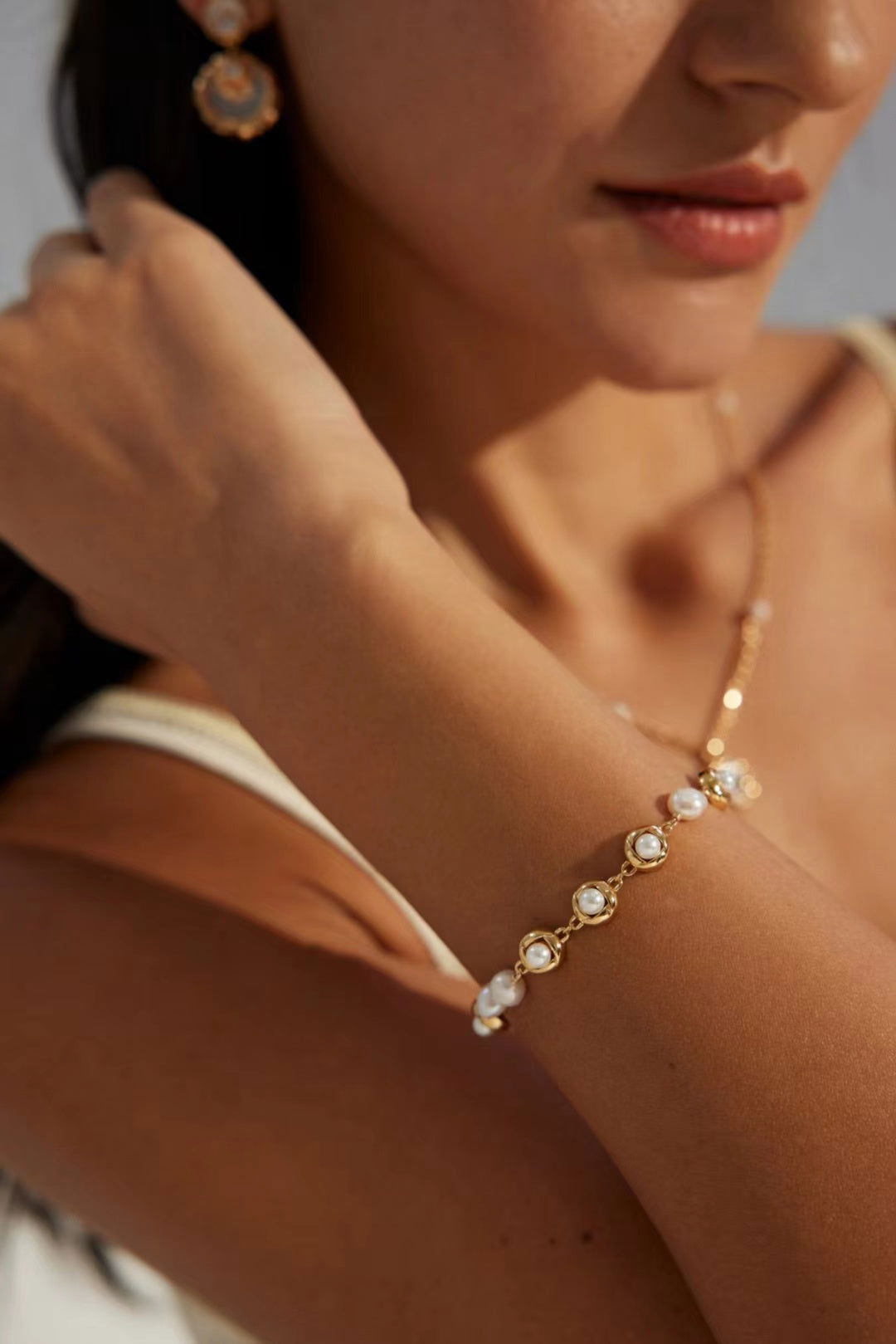 Pearl Elegance Bracelet - Golden Melody Limited