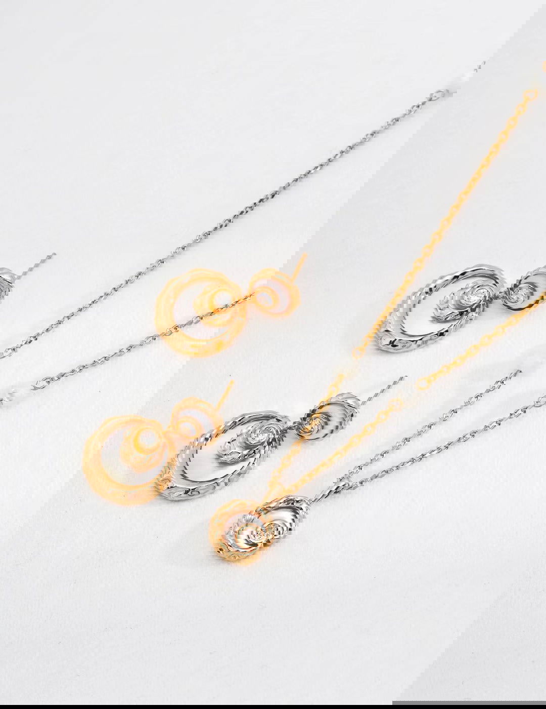 Radiance Circle Drop Earrings - Golden Melody Limited